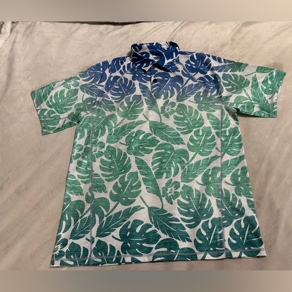 Tommy Bahama Ombre Hideaway Golf Polo Shirt - Picture 2 of 6
